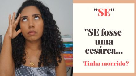 Vamos falar do “SE”/ Culpa por perder um filho