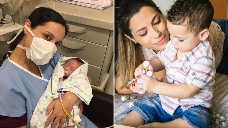 Ser mãe de prematuro é ser mãe prematura – Novembro Roxo –Lilian Minkara, mãe de anjos e do Ahmad, bebê arco íris.