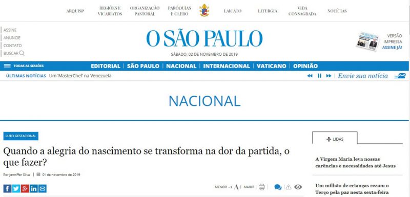 Um movimento que cresce a cada dia, ganhando seu espaço. Nossa reportagem para o jornal O São Paulo.