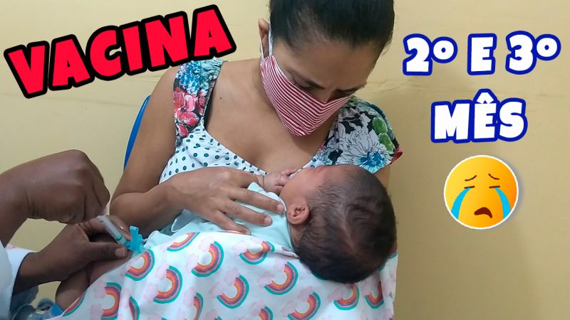 VACINAS DO BEBÊ COM DOIS E TRÊS MESES