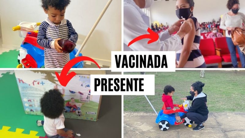 TOMEI A PFIZER, COMPRAMOS UM TRICICLO PARA O BEBÊ, Triciclo Infantil 3×1 Happy Blue Azul.